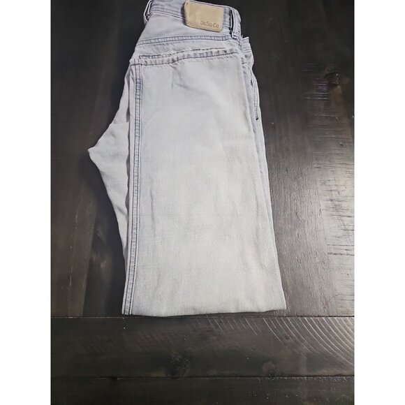 Diesel Basic Jeans Mens 33 Light Wash Straight Leg Button Fly Distressed(HL4) - Picture 11 of 13